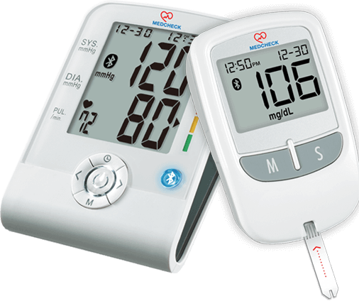 Blood Pressure and Blood Glucose Monitors Combo Kit